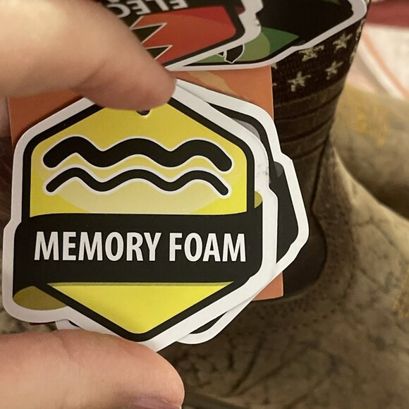 NWB Hoss Rushmore Soft Toe Boot Brown Leather Cowboy Western Stars Men Sz 5.5 M‎ - Picture 15 of 16